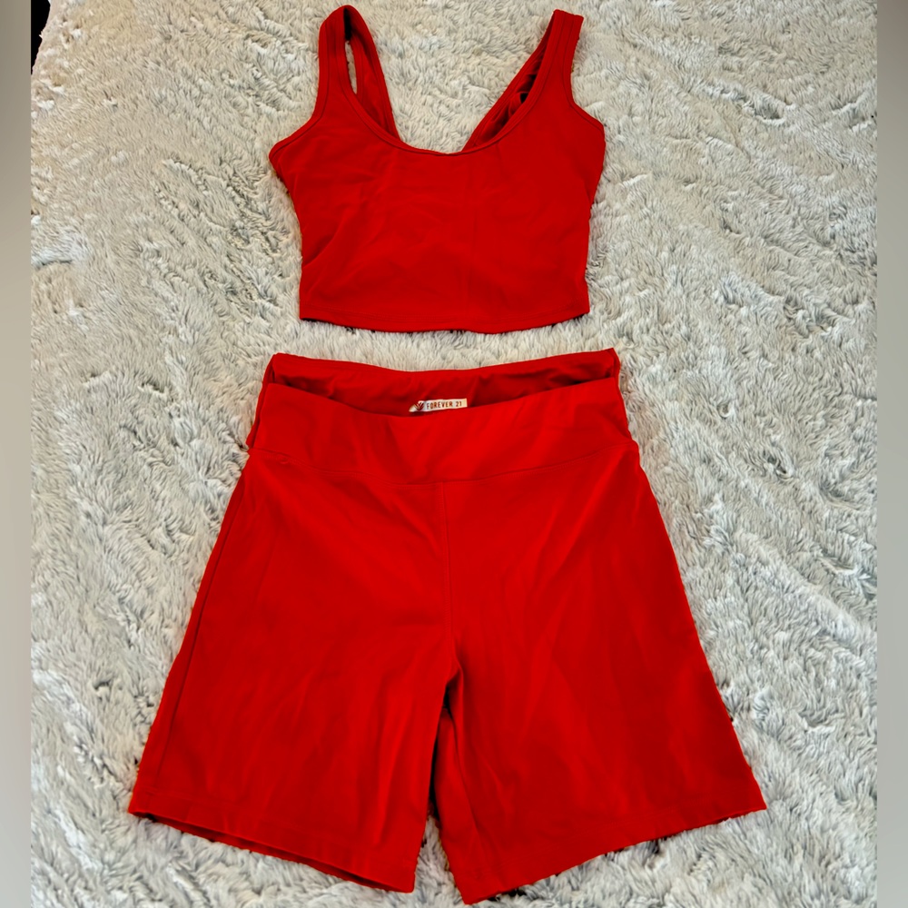 Forever 21 Matching Workout Set 🧡